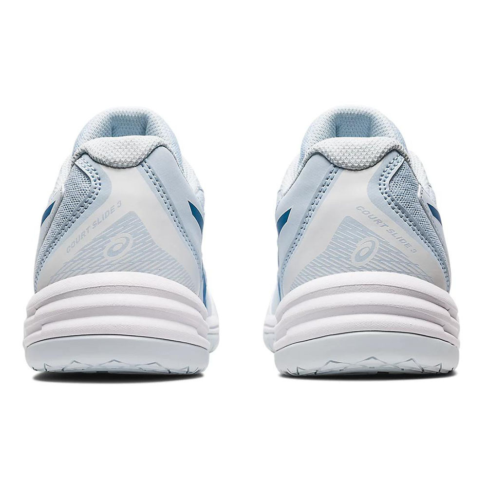 Кроссовки теннисные женские ASICS Court Slide 3 1042A209-400, р.6 (рос.35,5),бело-голубые