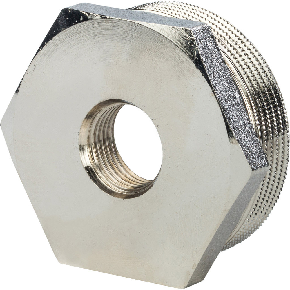 Футорка Stout 1 1/2"Х1/2" нар-вн никель