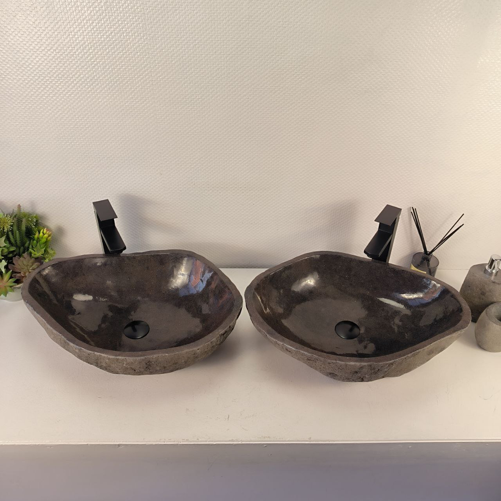 Раковина из речного камня ПАРА! RS-65475 57*42*15 0866