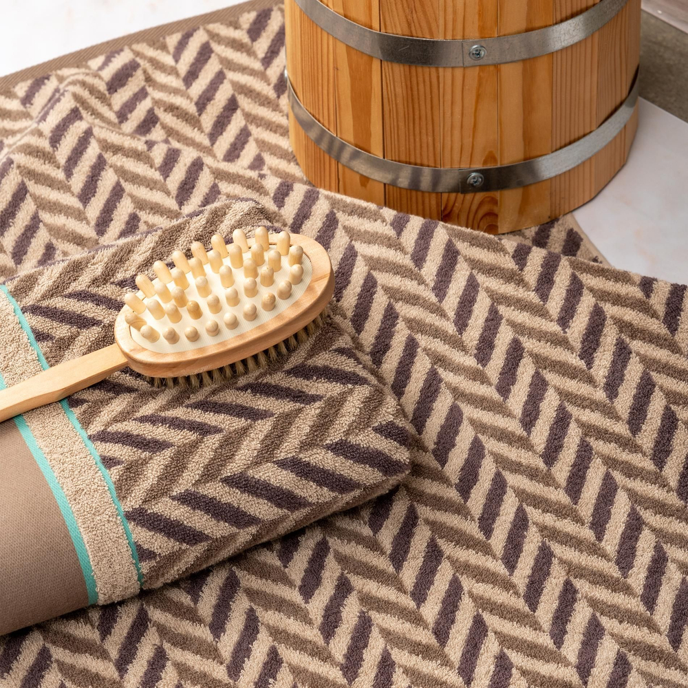Полотенце махровое Cleanelly 100% хлопок ПЦ-3502-5127 (70*130)