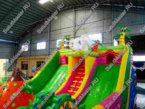 Коммерческий надувной батут "Сафари парк" 14*6*7 м