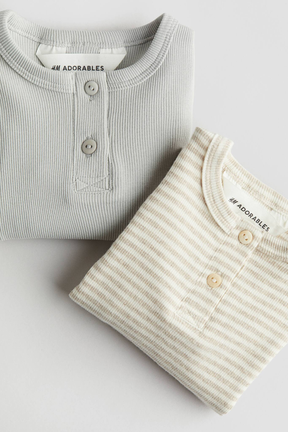 2 упаковки хлопчатобумажных топов henley
