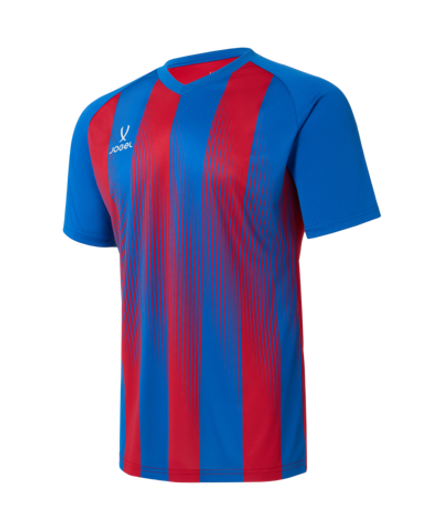 Футболка игровая Jogel Camp Striped Jersey, красный R2/синий Z2
