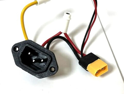 Порт разъем гнездо аккумулятора (3 pin папа) + XT60 (папа) для электровелосипеда