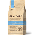 GRANDORF CAT SKIN&CARE Белая рыба с индейка для кошек