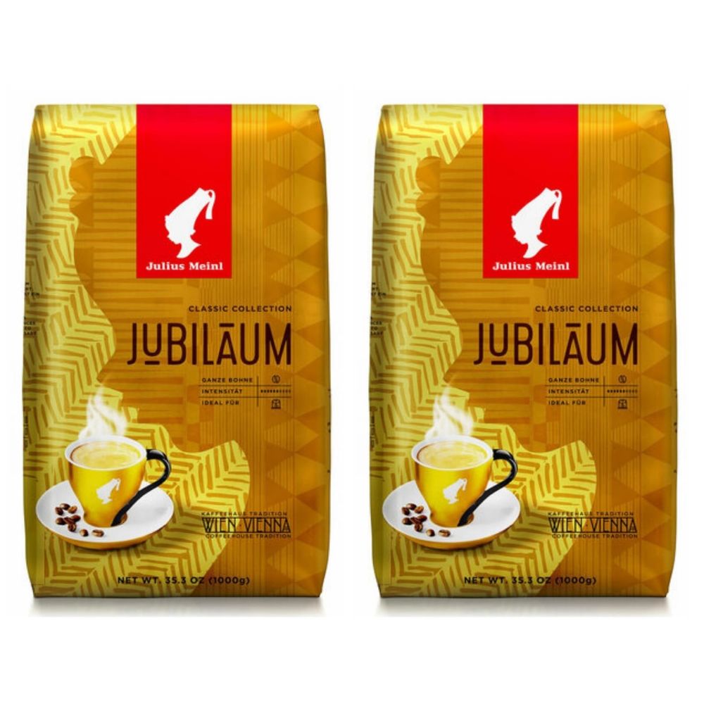 Кофе в зернах Julius Meinl Jubilaum 1 кг x 2 шт