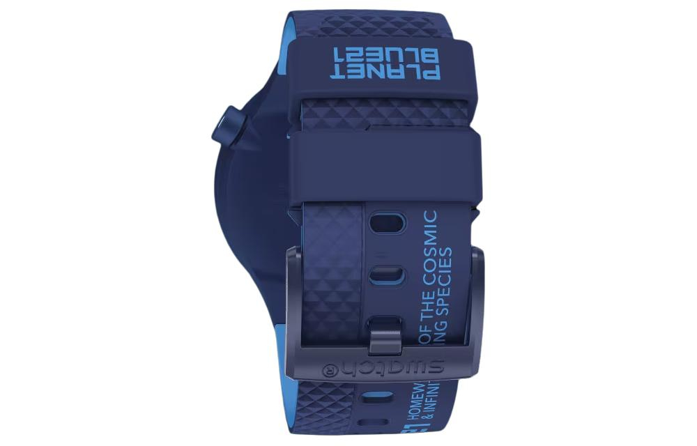 SWATCH Unisex 47mm Blue Watch SB01N101