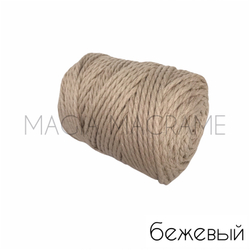 Веревка цветная хлопковая, 5 мм, 85 м