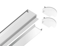 Ambrella Алюминиевый профиль встраиваемый 21.5*6.8 для светодиодной ленты до 11мм Alum Profile GP1001WH