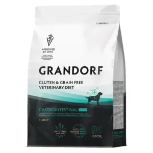 Сухой диетический корм GRANDORF VETERINARY DIET Dog GASTROINTESTINAL LOW FAT для собак, способствующий регуляции метаболизма липидов при гиперлипидемии