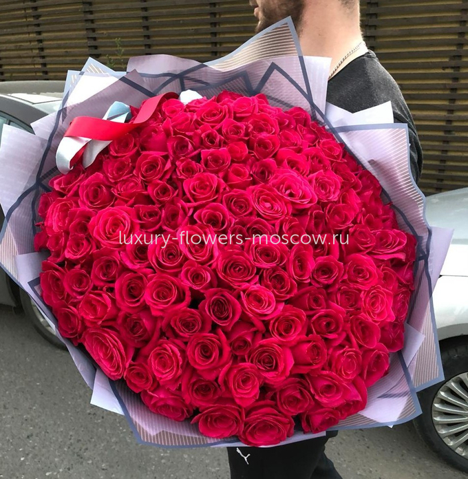 101 Малиновая роза