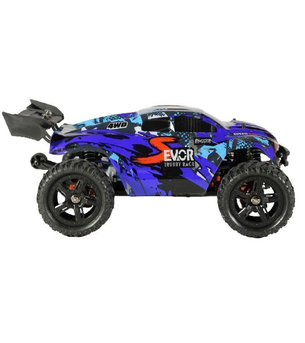 Радиоуправляемая трагги Remo Hobby S EVO-R Brushless UPGRADE V2.0 (синяя) 4WD 2.4G 1/16 RTR