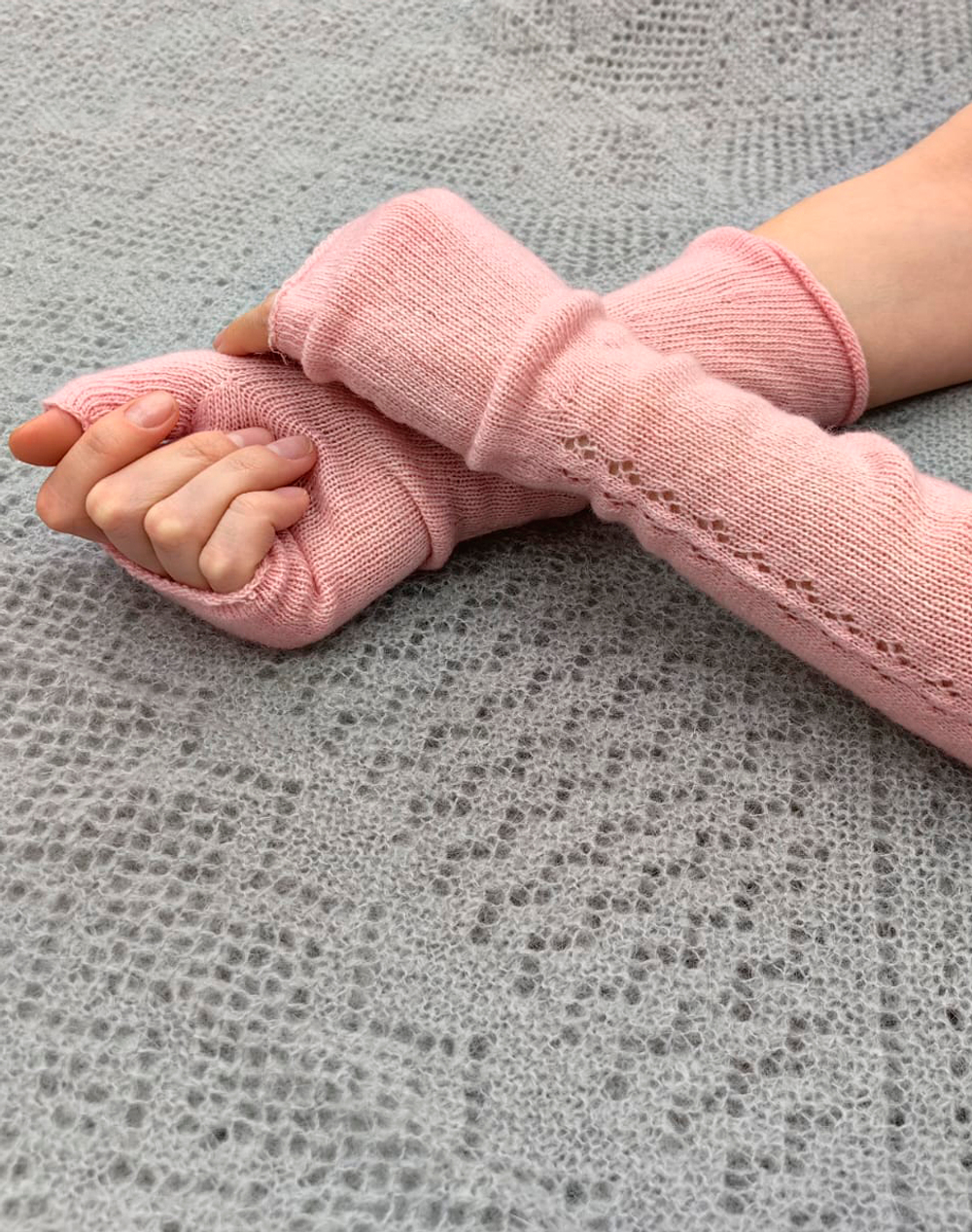 Митенки женские М701-15 розовый