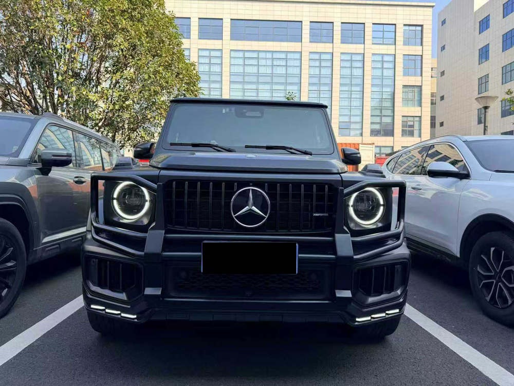 Губа переднего бампера со светом для Mercedes-Benz G-Class W465 G63 G500 G450d 2025+ гелик гелентваген обвес свет фары