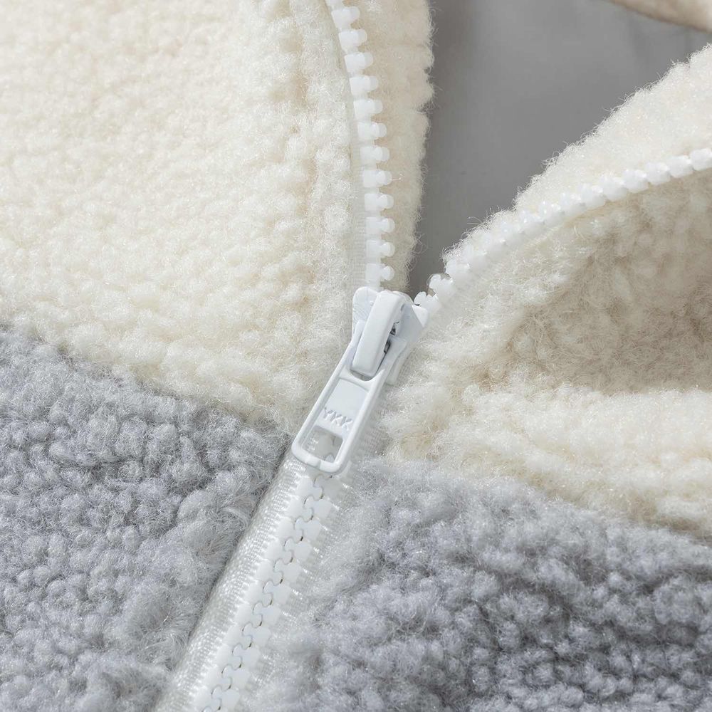 Куртка YMKASHIX Furry HTF Big Logo Пыльно-Синяя