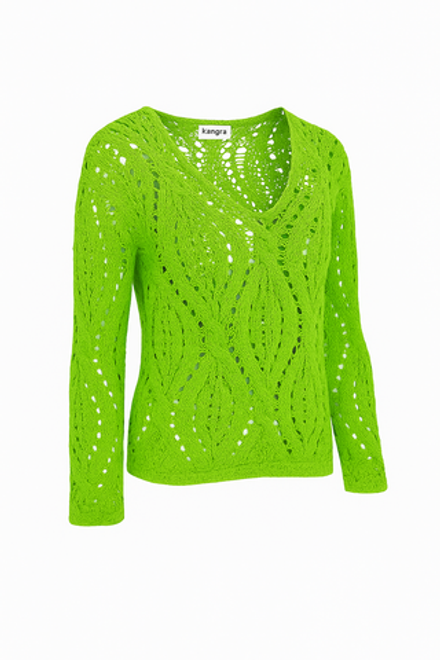 KANGRA джемпер Ж - зеленый (42,44)