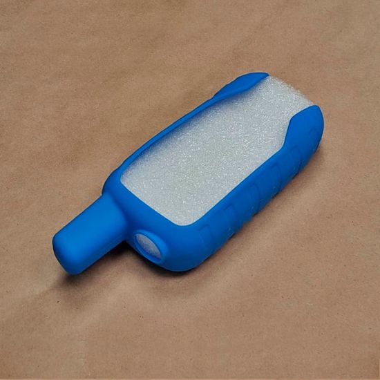 Чехол силиконовый для Garmin Alpha 100 защитный противоскользящий бампер (Голубой)