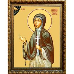 Мария Цейтлин преподобномученица, монахиня. Икона на холсте.