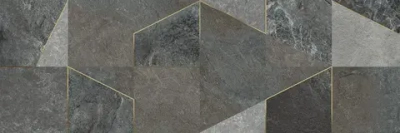 Настенная плитка Alma Ceramica TWU3090LAN74R Land 30x90 серая матовая под камень / геометрия