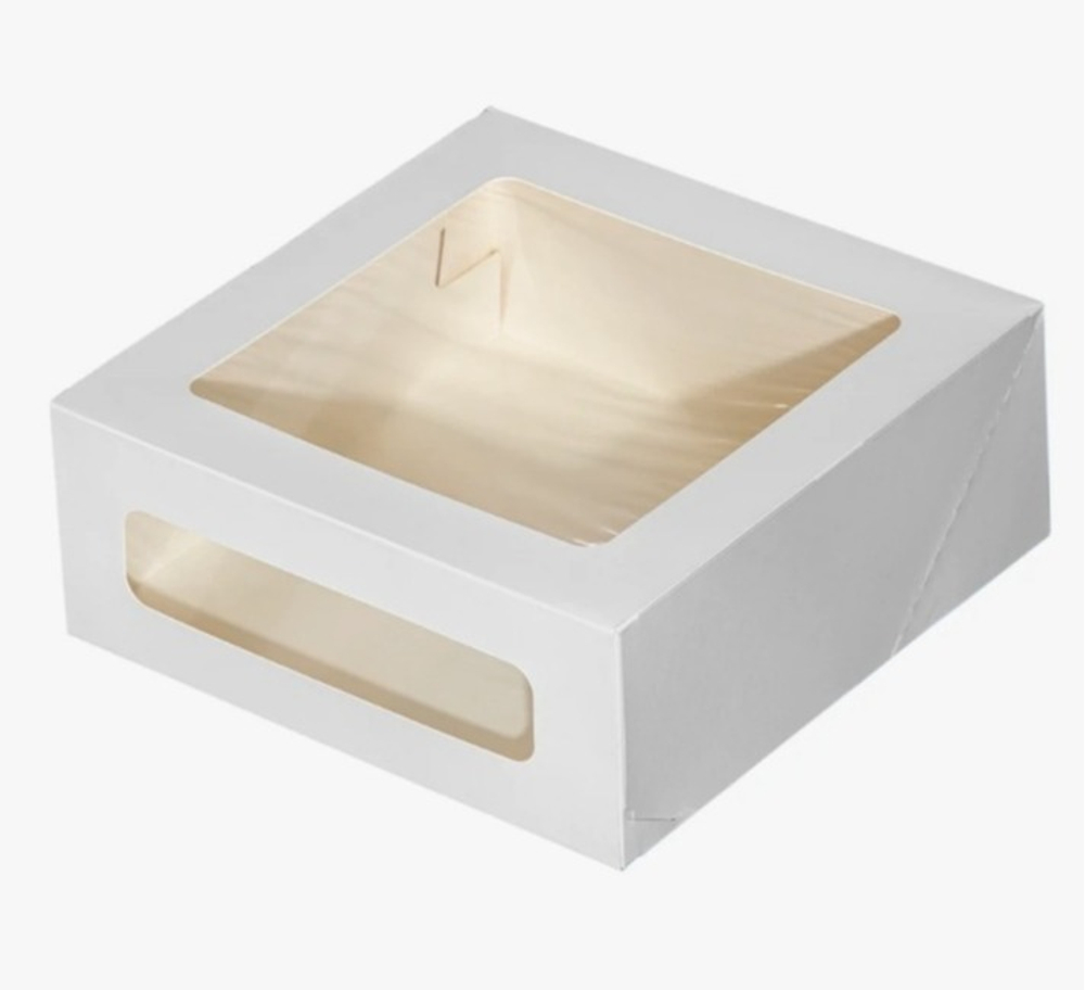 Коробка для торта (зефир, печенье, чизкейк) 22*22*10см