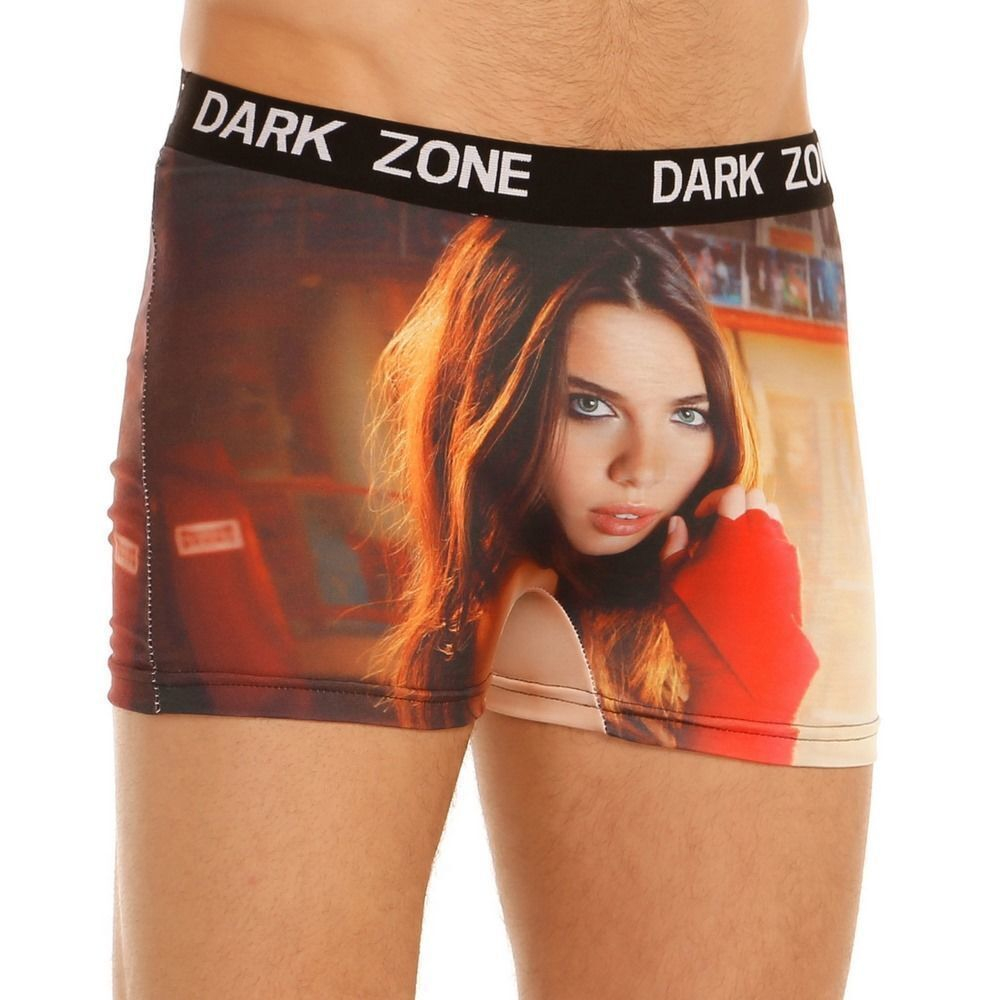 Мужские трусы-боксеры с 3D-принтом в виде девушки (Размер: L) (Цвет: разноцветный)