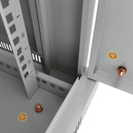 Шкаф настенный 19", 22U Cabeus SH-05F-22U60/45-R