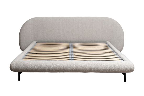 Кровать Sicilia без мех.,букле бежевая Orso BEG 240*220*87см