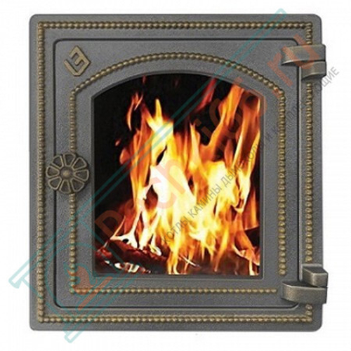 Дверца печная чугунная ДТ-4С, бронза (Везувий) в Кирове