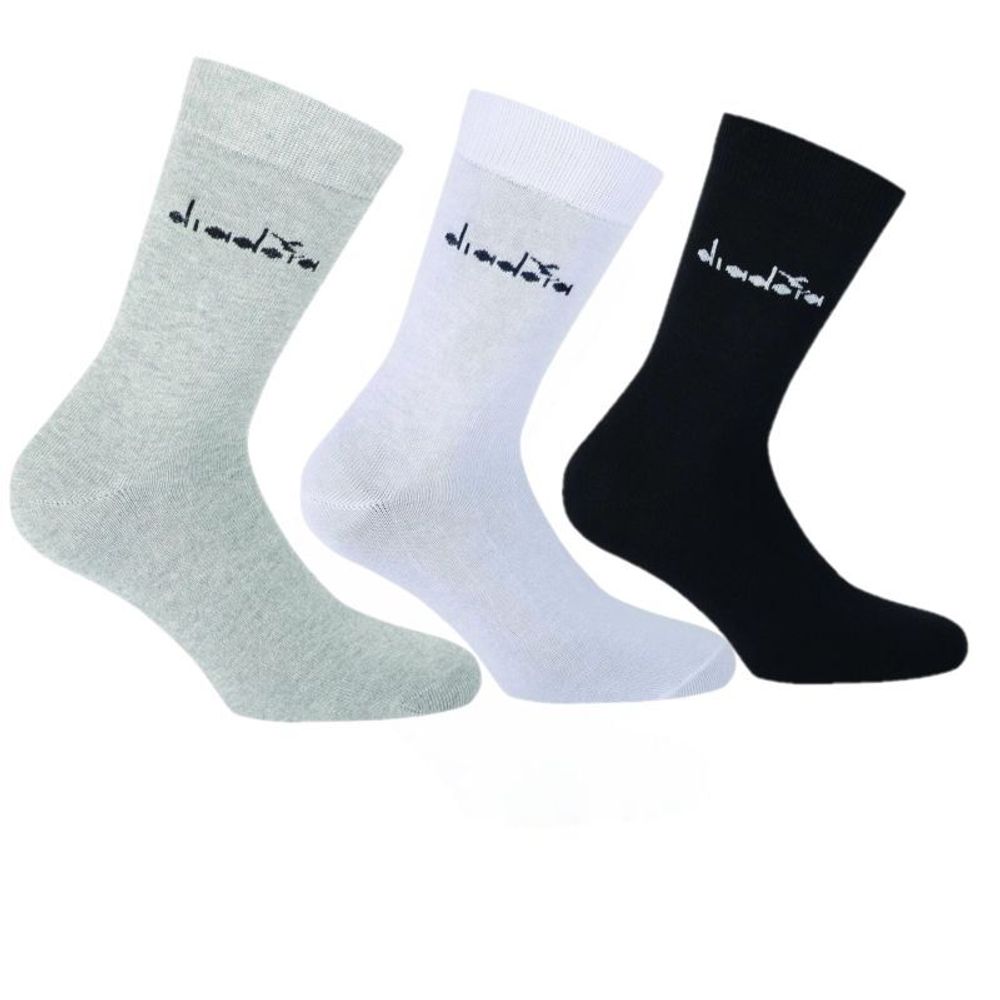 Теннисные носки Diadora Street Socks 3P - black/gray/white