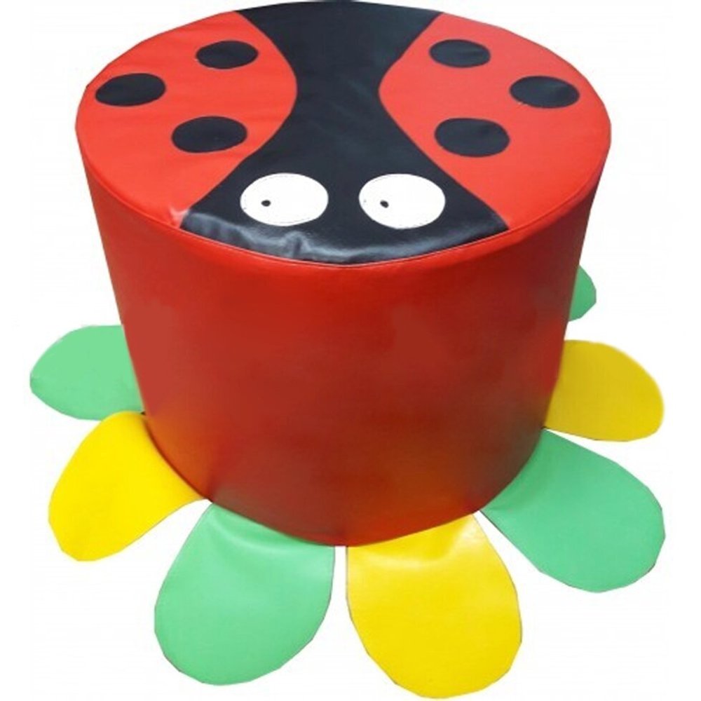 Пуф Божья коровка, Грибок, Осьминожка, Мухоморчик, Подсолнух, Зайка, Апельсин, Киви, Апельсин