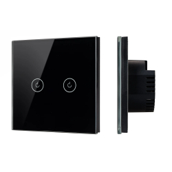 Выключатель сенсорный SWT-OMALI-S02-ZB-BK (250V, 10A, Zigbee) (Arlight, Стекло) 050040