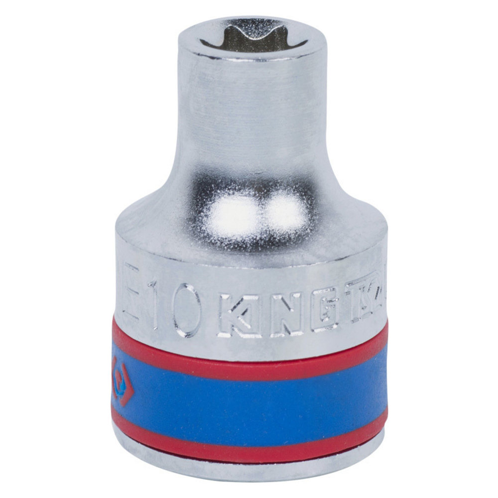 KING TONY (437510M) Головка торцевая TORX Е-стандарт 1/2", E10