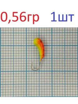 Мормышка вольфрамовая Уралка с отверстием