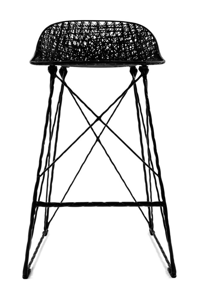Барный стул Carbon MOOOI угл.волокно/эпокс.смола/black  450х450х920h