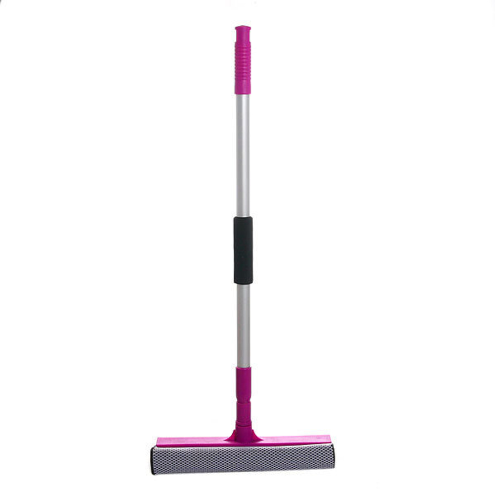 Окномойка для мытья стекол Селфи телескопическая алюминиевая ручка 95см губка 25см 550