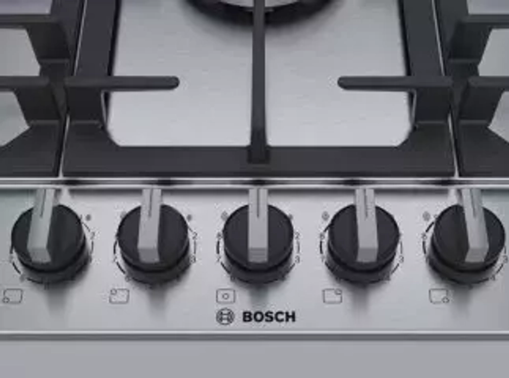 Встраиваемая газовая варочная панель Bosch PCQ7A5B90