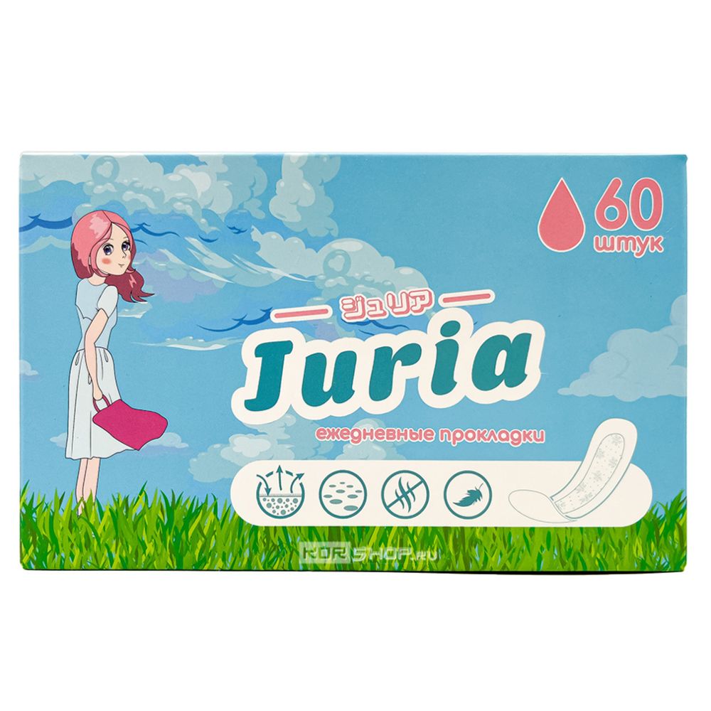 прокладки ежедневные JURIA 60шт