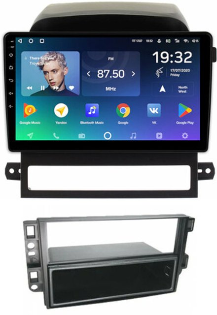 Магнитола для Chevrolet Captiva 2006-2011 (перенос БК вниз) - Teyes SPRO+ Android 10, ТОП процессор, 4-32, SIM-слот