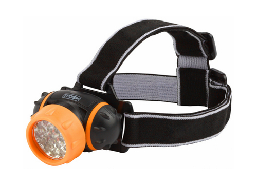 Фонарь налобный ТРОФИ GB-302 7xLED 3xААА, картон