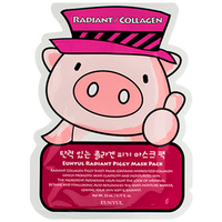 Освежающая тканевая маска для лица с Коллагеном Eunyul Radiant Piggy Collagen Mask Pack 5шт