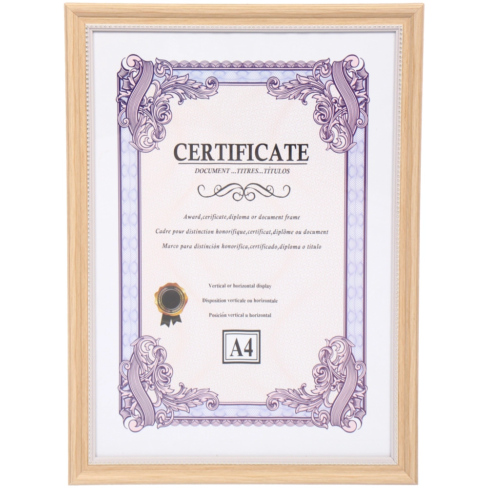 Фоторамка 30*21см «Дипломат» бежевая, пластик