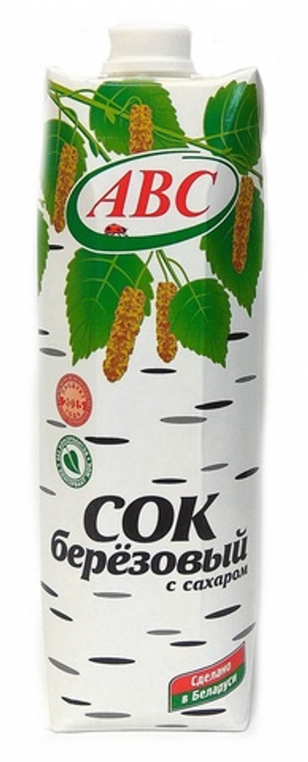Сок "АВС" Берёзовый 1л.