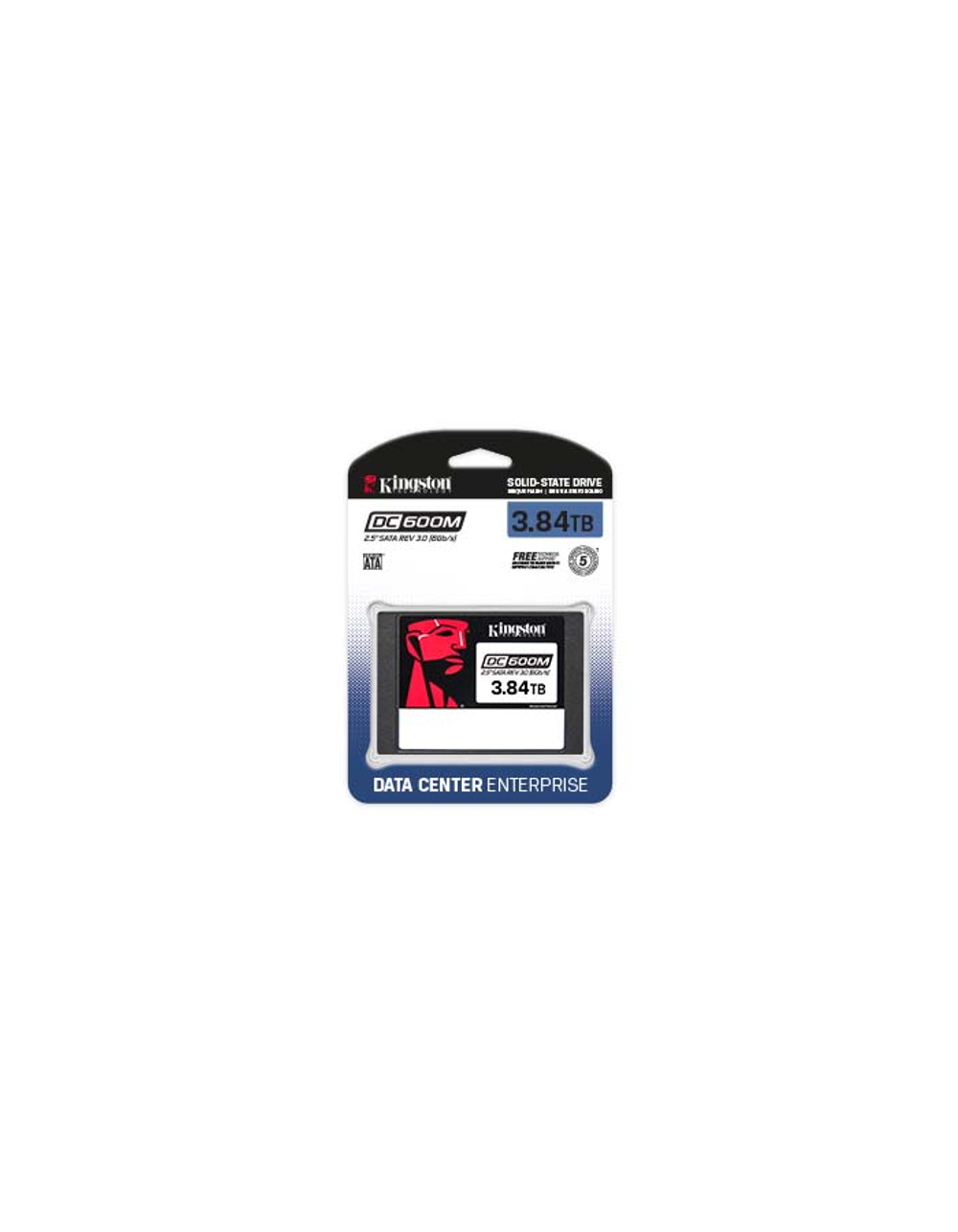 Kingston Enterprise SSD 3,84TB DC600M 2.5" SATA 3 R560/W530MB/s 3D TLC MTBF 2M 94 000/59 000 IOPS 7008TBW (Mixed-Use) 3 years