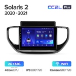 Teyes CC2L Plus 9" для Hyundai Solaris 2020-2021