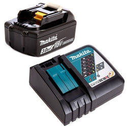 Батарея аккумуляторная Makita BL1830B LXT 18В 3Ач Li-Ion (З/У в компл.) (191A25-2)