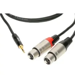 Klotz KY8-300 Black Mini-Jack 3.5 - 2XLR (f) 3m