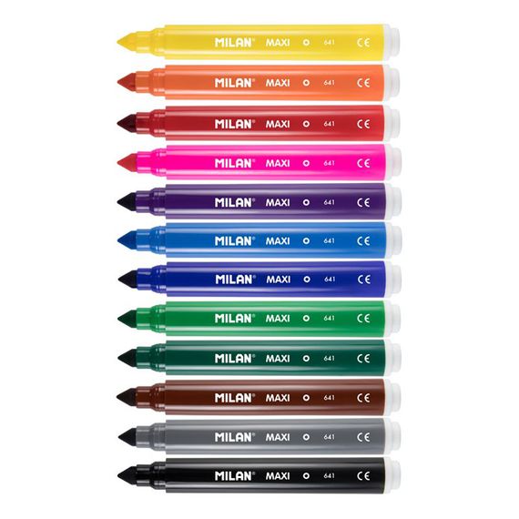 Flomaster \ фломастер BOX OF 12 MAXI WATER-BASED FIBREPENS