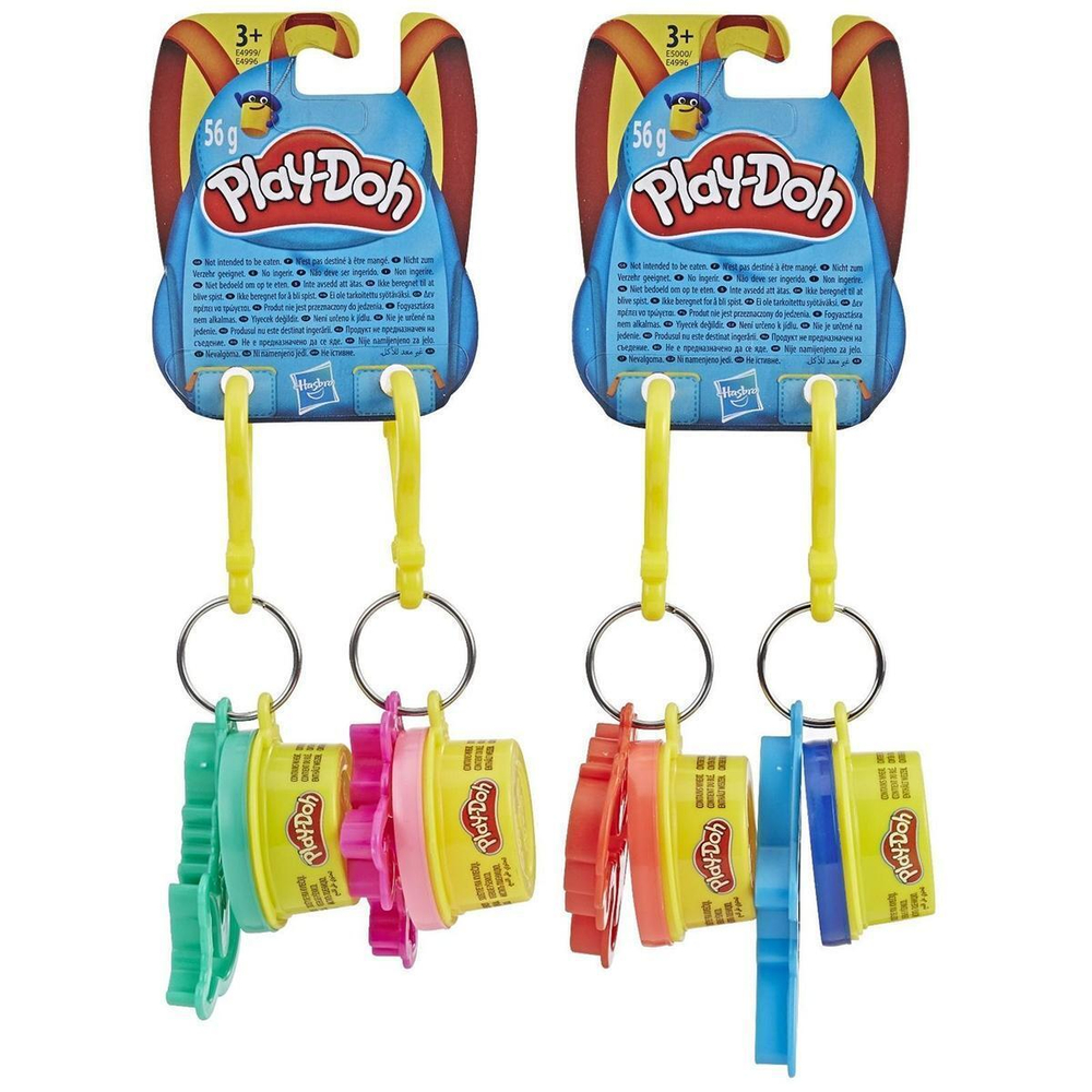 PLAY-DOH Набор масса для лепки с 2-мя брелками (Хасбро)