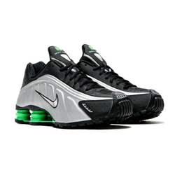 Nike Shox R4 Metallic Silver Green
