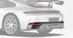 Карбоновая замена верхней части заднего диффузора для PORSCHE 911 992.2 CARRERA 2025+